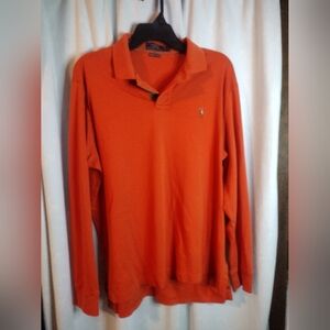 Polo Ralph Lauren Red/Orange Long sleeve Men's Top Shirt